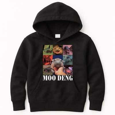 Funny Moo Deng Baby Pygmy Hippo Cute Zoo For Family Kids Hoodie