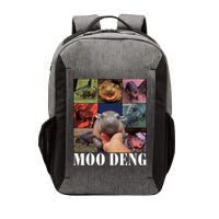Funny Moo Deng Baby Pygmy Hippo Cute Zoo For Family Vector Backpack
