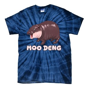 Funny Moo Deng Bouncy Pig The Cute Baby Tie-Dye T-Shirt