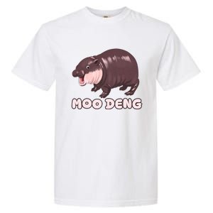 Funny Moo Deng Bouncy Pig The Cute Baby Garment-Dyed Heavyweight T-Shirt