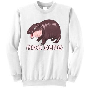 Funny Moo Deng Bouncy Pig The Cute Baby Sweatshirt