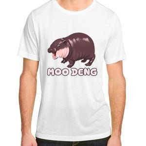 Funny Moo Deng Bouncy Pig The Cute Baby Adult ChromaSoft Performance T-Shirt