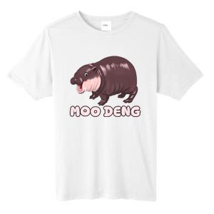 Funny Moo Deng Bouncy Pig The Cute Baby Tall Fusion ChromaSoft Performance T-Shirt