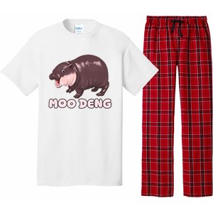 Funny Moo Deng Bouncy Pig The Cute Baby Pajama Set