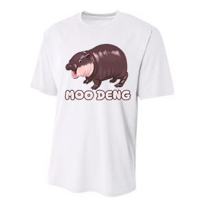 Funny Moo Deng Bouncy Pig The Cute Baby Performance Sprint T-Shirt