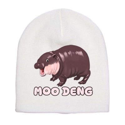 Funny Moo Deng Bouncy Pig The Cute Baby Short Acrylic Beanie