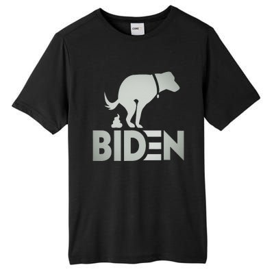 funny my dog hates joe biden i love my dog anti joe biden Tall Fusion ChromaSoft Performance T-Shirt