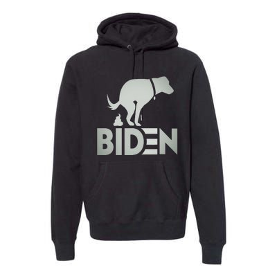 funny my dog hates joe biden i love my dog anti joe biden Premium Hoodie