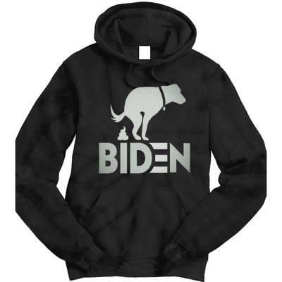 funny my dog hates joe biden i love my dog anti joe biden Tie Dye Hoodie