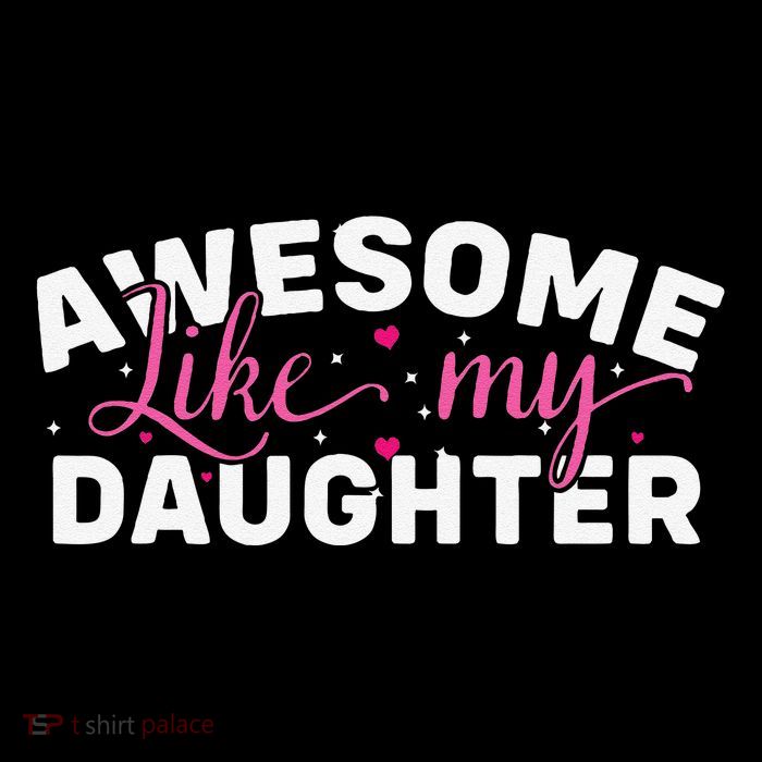 Funny Mom & Dad Gifts From Daughter Awesome Like Mydaughter Poster