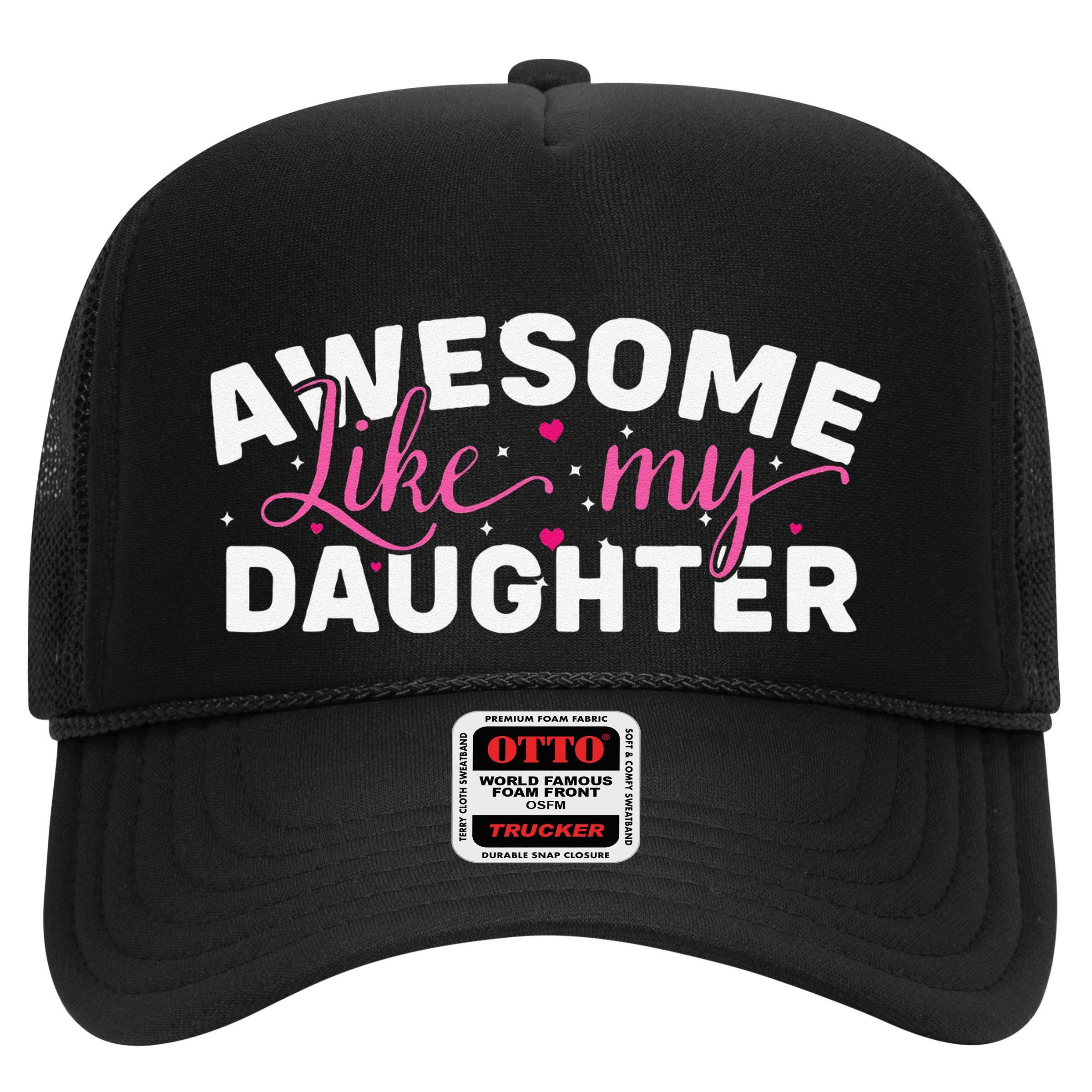 Funny Mom & Dad Gifts From Daughter Awesome Like Mydaughter Trucker Hat