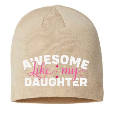 Funny Mom & Dad Gifts From Daughter Awesome Like Mydaughter Sustainable Beanie