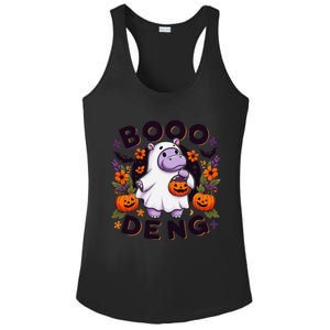 Funny Moo Deng Cute Baby Pygmy Hippo Pig Thai Halloween Ladies PosiCharge Competitor Racerback Tank