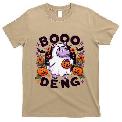 Funny Moo Deng Cute Baby Pygmy Hippo Pig Thai Halloween T-Shirt