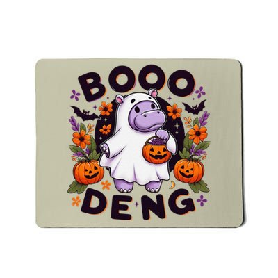 Funny Moo Deng Cute Baby Pygmy Hippo Pig Thai Halloween Mousepad