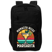 Funny MotherS Day Mamacita Needs A Margarita Impact Tech Backpack