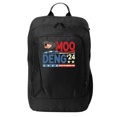 Funny Moo Deng Bouncy Pig The Cute Baby City Backpack