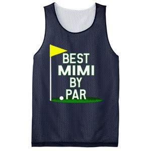 Funny Mother's Day Best Mimi By Par Golf Gift Mesh Reversible Basketball Jersey Tank