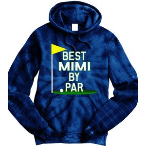 Funny Mother's Day Best Mimi By Par Golf Gift Tie Dye Hoodie