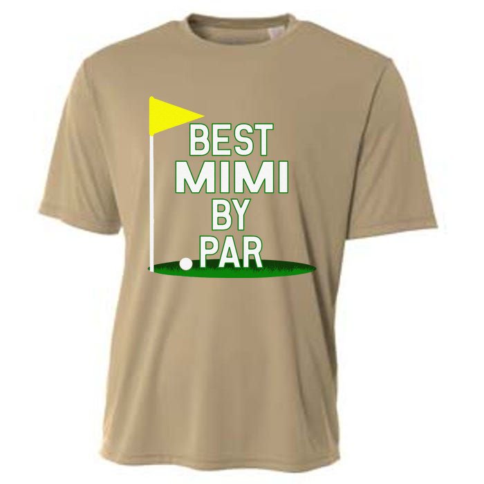 Funny Mother's Day Best Mimi By Par Golf Gift Cooling Performance Crew T-Shirt