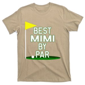 Funny Mother's Day Best Mimi By Par Golf Gift T-Shirt