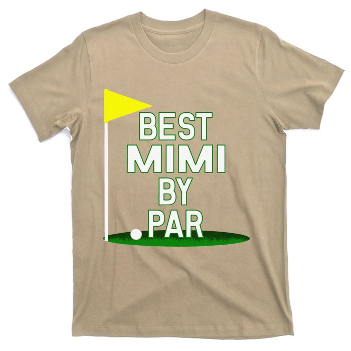 Funny Mother's Day Best Mimi By Par Golf Gift T-Shirt