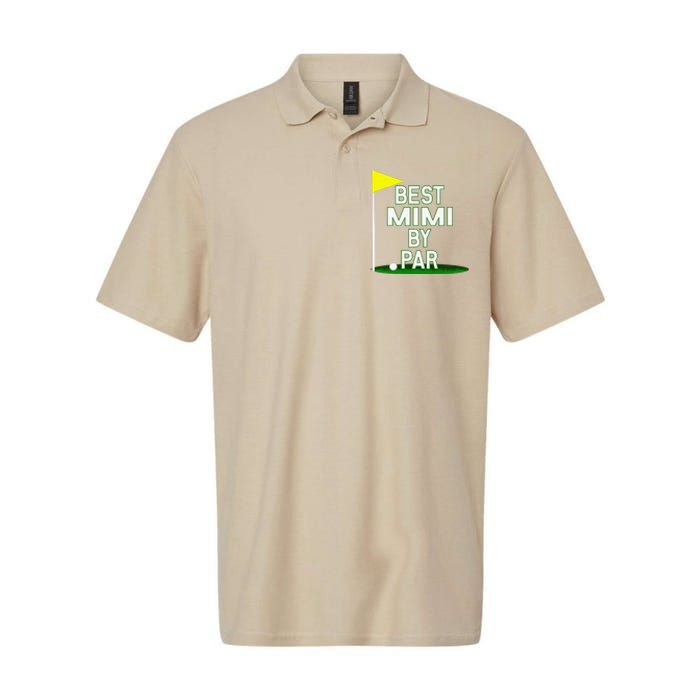 Funny Mother's Day Best Mimi By Par Golf Gift Softstyle Adult Sport Polo