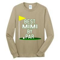 Funny Mother's Day Best Mimi By Par Golf Gift Tall Long Sleeve T-Shirt