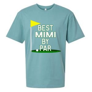 Funny Mother's Day Best Mimi By Par Golf Gift Sueded Cloud Jersey T-Shirt