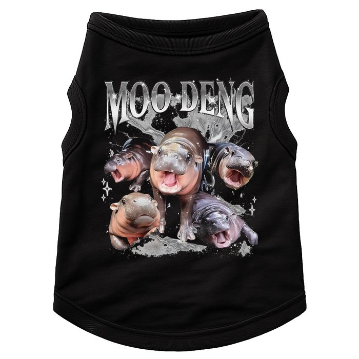 Funny Moo Deng Baby Pygmy Hippo Cute Zoo For Family Doggie Tank