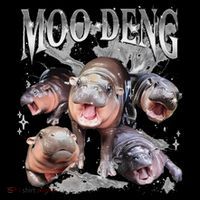 Funny Moo Deng Baby Pygmy Hippo Cute Zoo For Family Flexfit Unipanel Trucker Cap