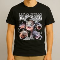 Funny Moo Deng Baby Pygmy Hippo Cute Zoo For Family T-Shirt