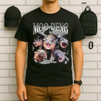 Funny Moo Deng Baby Pygmy Hippo Cute Zoo For Family T-Shirt