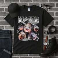 Funny Moo Deng Baby Pygmy Hippo Cute Zoo For Family Tall T-Shirt