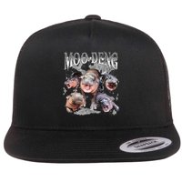 Funny Moo Deng Baby Pygmy Hippo Cute Zoo For Family Flatbill Hat