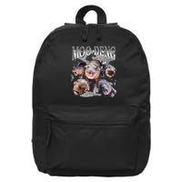 Funny Moo Deng Baby Pygmy Hippo Cute Zoo For Family 16 in Basic Backpack