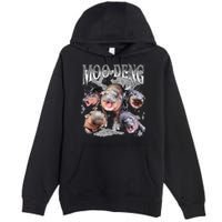 Funny Moo Deng Baby Pygmy Hippo Cute Zoo For Family Premium Pullover Hoodie