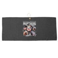 Funny Moo Deng Baby Pygmy Hippo Cute Zoo For Family Large Microfiber Waffle Golf Towel
