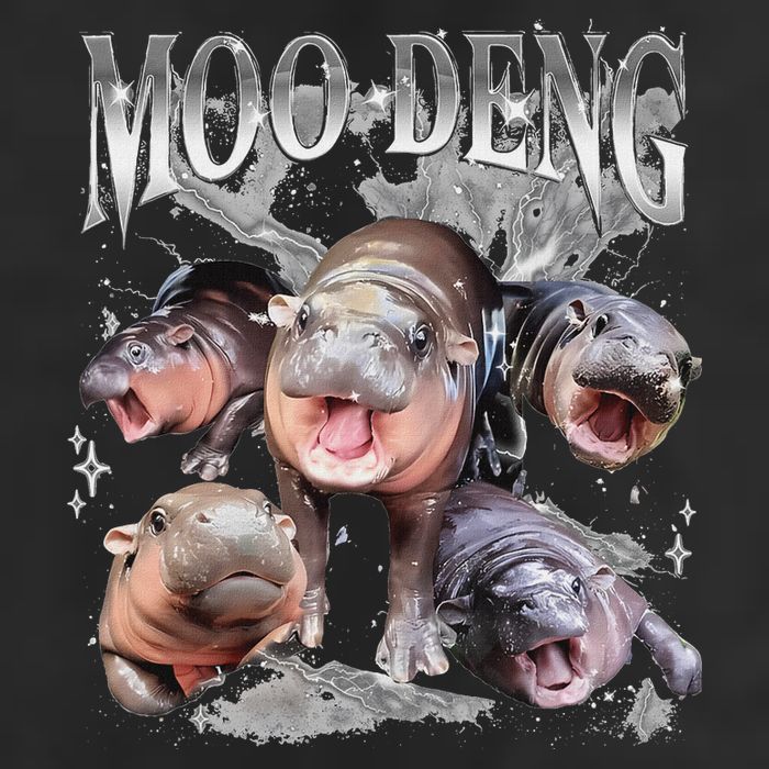 Funny Moo Deng Baby Pygmy Hippo Cute Zoo For Family Trucker Hat