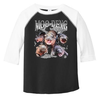 Funny Moo Deng Baby Pygmy Hippo Cute Zoo For Family Toddler Fine Jersey T-Shirt