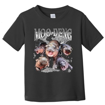 Funny Moo Deng Baby Pygmy Hippo Cute Zoo For Family Toddler T-Shirt