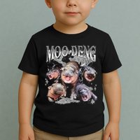 Funny Moo Deng Baby Pygmy Hippo Cute Zoo For Family Toddler T-Shirt