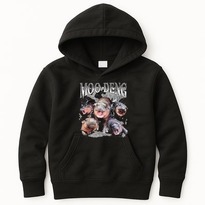 Funny Moo Deng Baby Pygmy Hippo Cute Zoo For Family Kids Hoodie