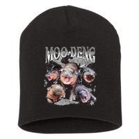 Funny Moo Deng Baby Pygmy Hippo Cute Zoo For Family Short Acrylic Beanie