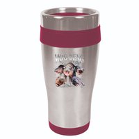 Funny Moo Deng Baby Pygmy Hippo Cute Zoo For Family 16oz Travel Tumbler
