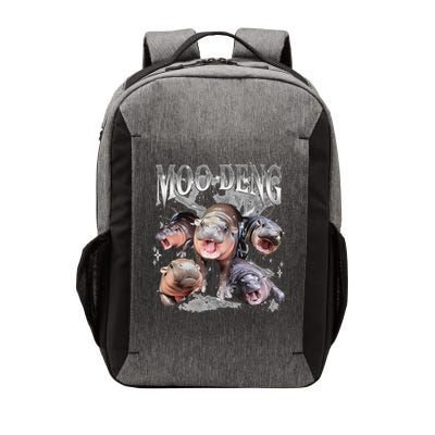 Funny Moo Deng Baby Pygmy Hippo Cute Zoo For Family Vector Backpack