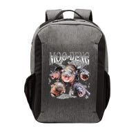 Funny Moo Deng Baby Pygmy Hippo Cute Zoo For Family Vector Backpack