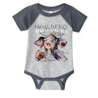 Funny Moo Deng Baby Pygmy Hippo Cute Zoo For Family Infant Baby Jersey Bodysuit
