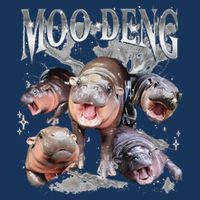 Funny Moo Deng Baby Pygmy Hippo Cute Zoo For Family Infant Baby Jersey Bodysuit