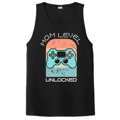 Funny Mothers Day Gamer Mom Gaming On A Mother Level Up Game Gift PosiCharge Competitor Tank